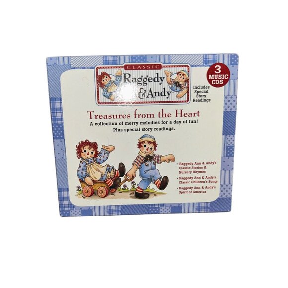 Raggedy Ann & Andy Treasures From The Heart Children’s Music CD Set - Picture 1 of 2
